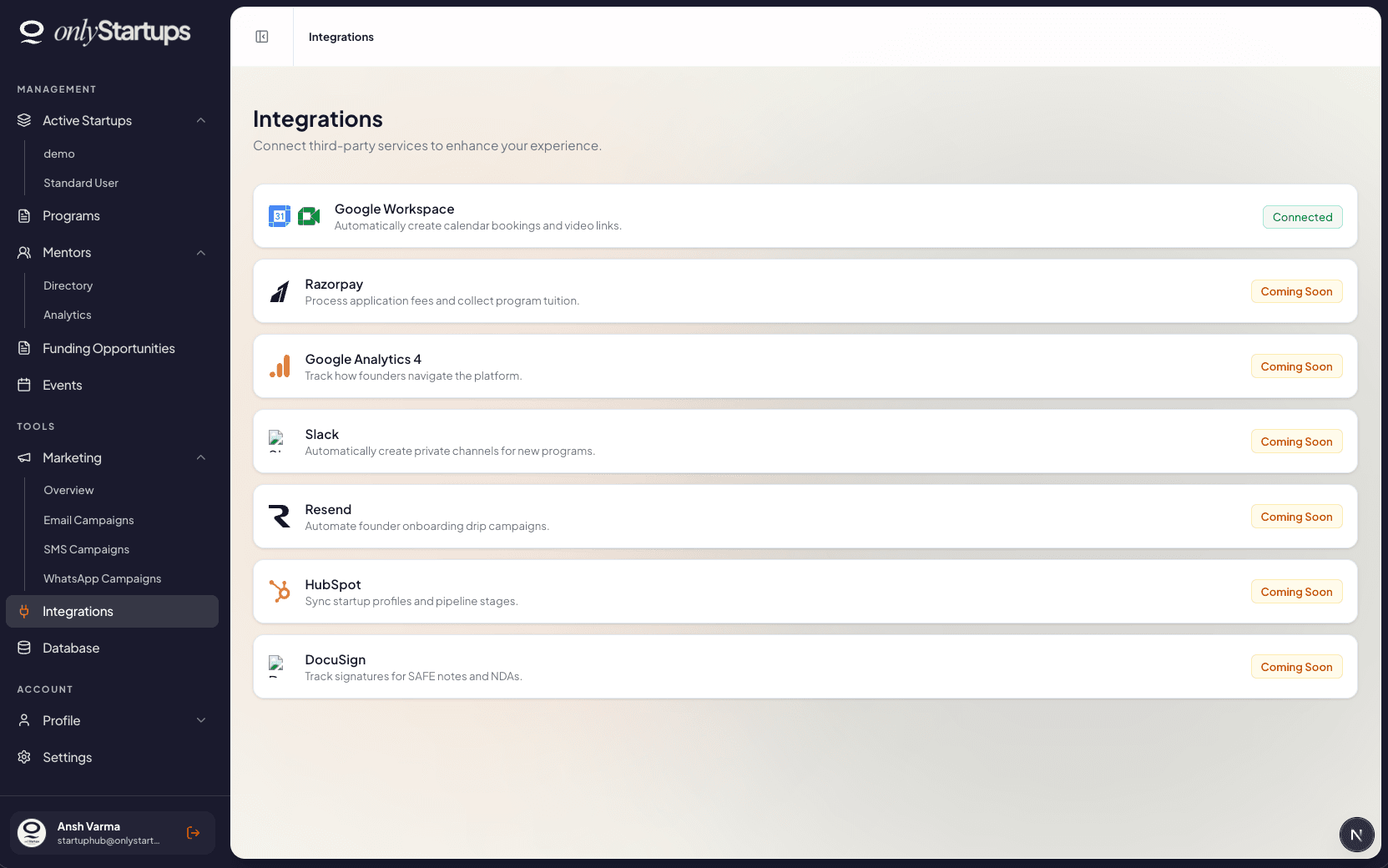 Integrations